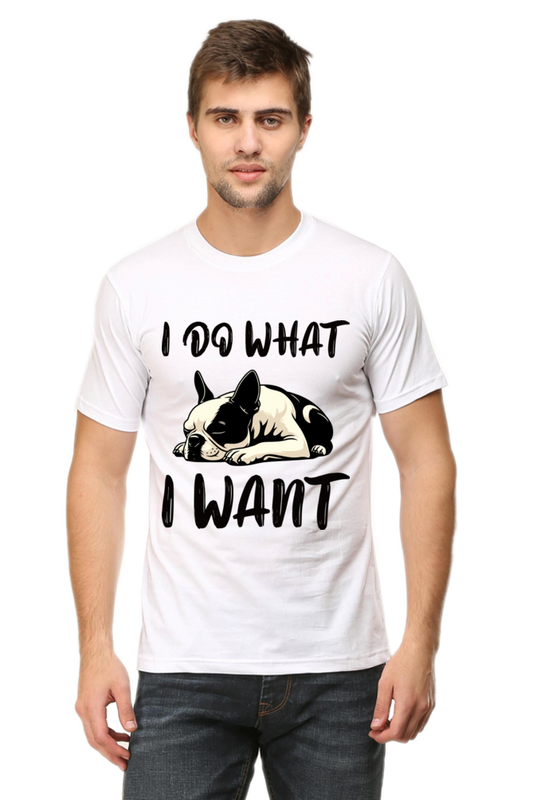 I Do What I Want Frenchie Tee