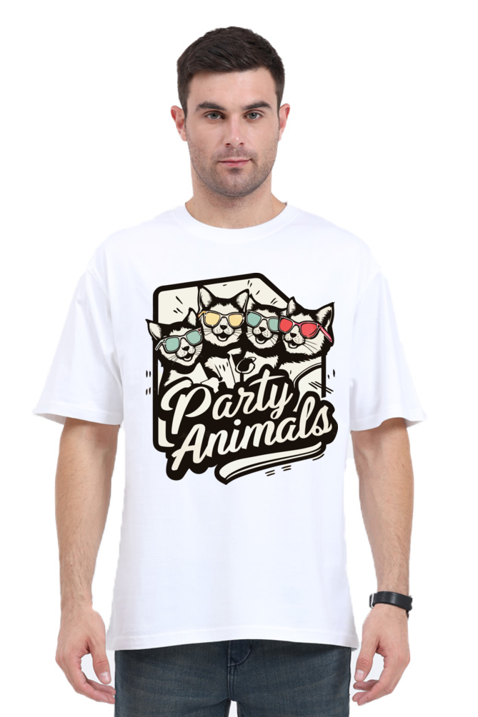 Party Animals Oversized Unisex Tee