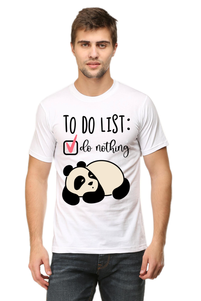 To Do List: Do Nothing Panda Tee - Unisex Regular Fit