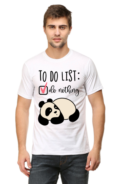 To Do List: Do Nothing Panda Tee - Unisex Regular Fit