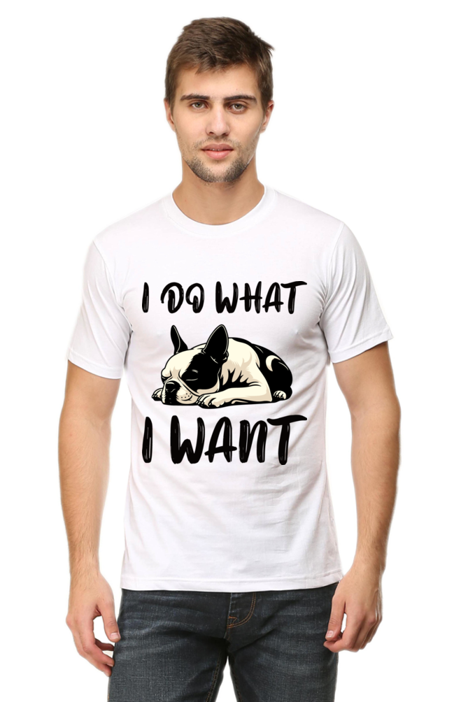 I Do What I Want Frenchie Tee