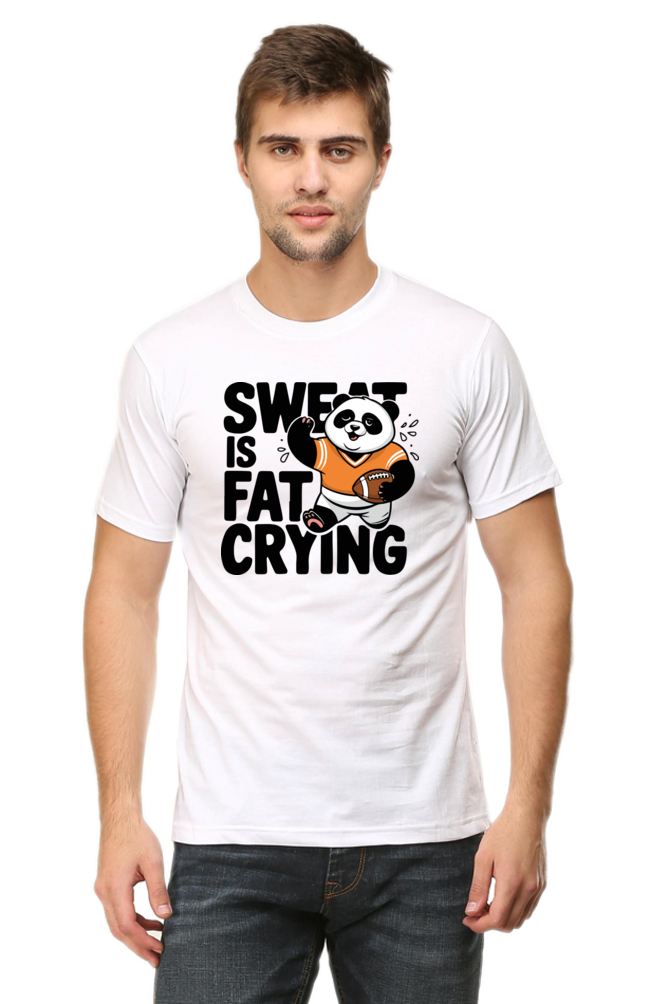 Sweat Is Fat Crying Tee