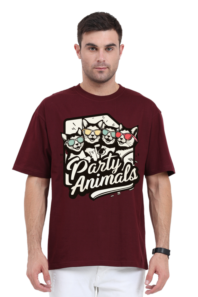 Party Animals Oversized Unisex Tee