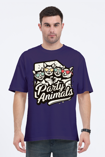 Party Animals Oversized Unisex Tee