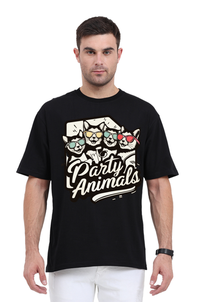 Party Animals Oversized Unisex Tee