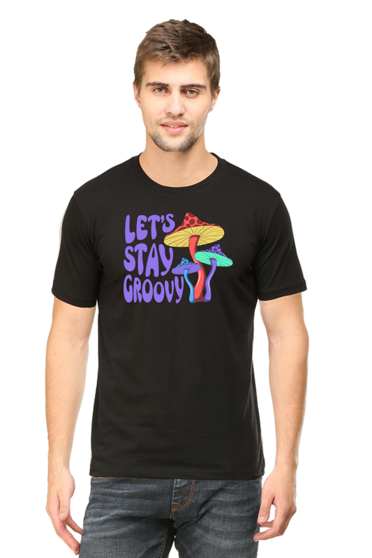 Stay Groovy Tee - Magic Mushroom Edition