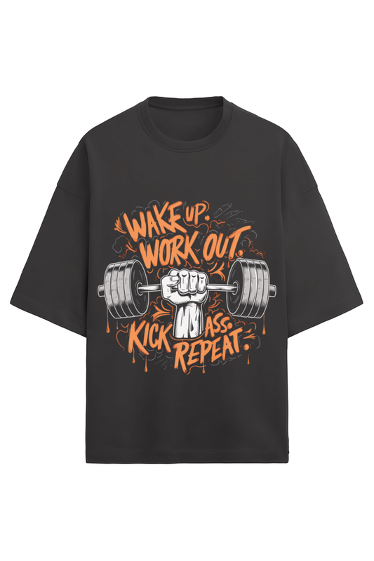 Wake Up Workout Kick Ass Repeat