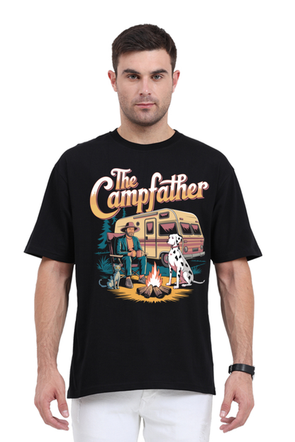 The Campfather Oversized Tee - Adventure in Style