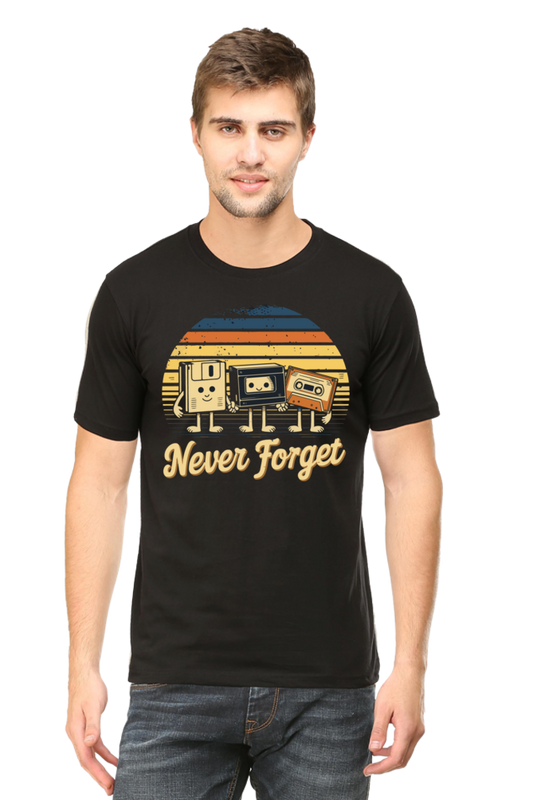 Never Forget - Retro Tech Tee