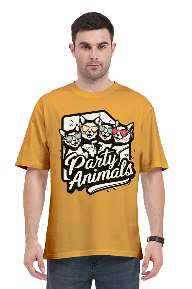 Party Animals Oversized Unisex Tee