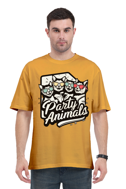 Party Animals Oversized Unisex Tee