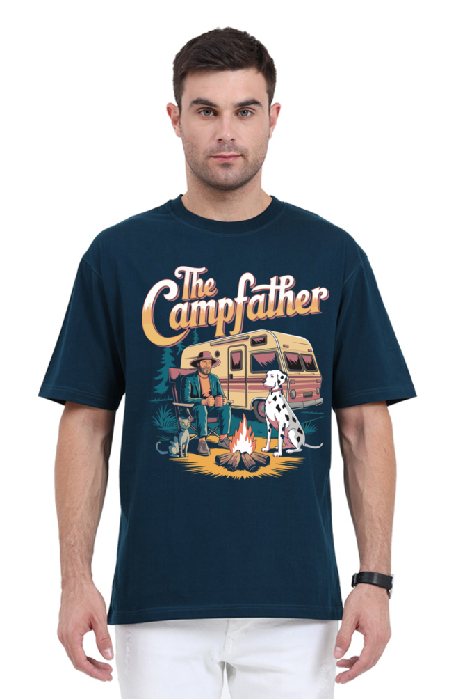 The Campfather Oversized Tee - Adventure in Style