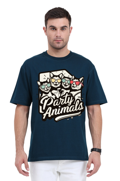 Party Animals Oversized Unisex Tee