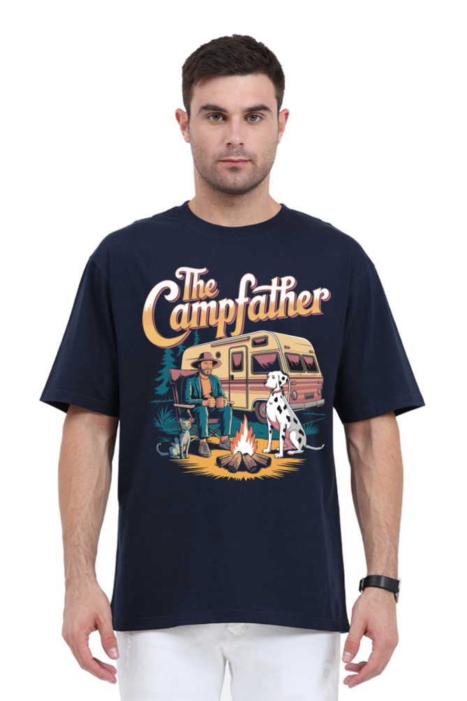 The Campfather Oversized Tee - Adventure in Style