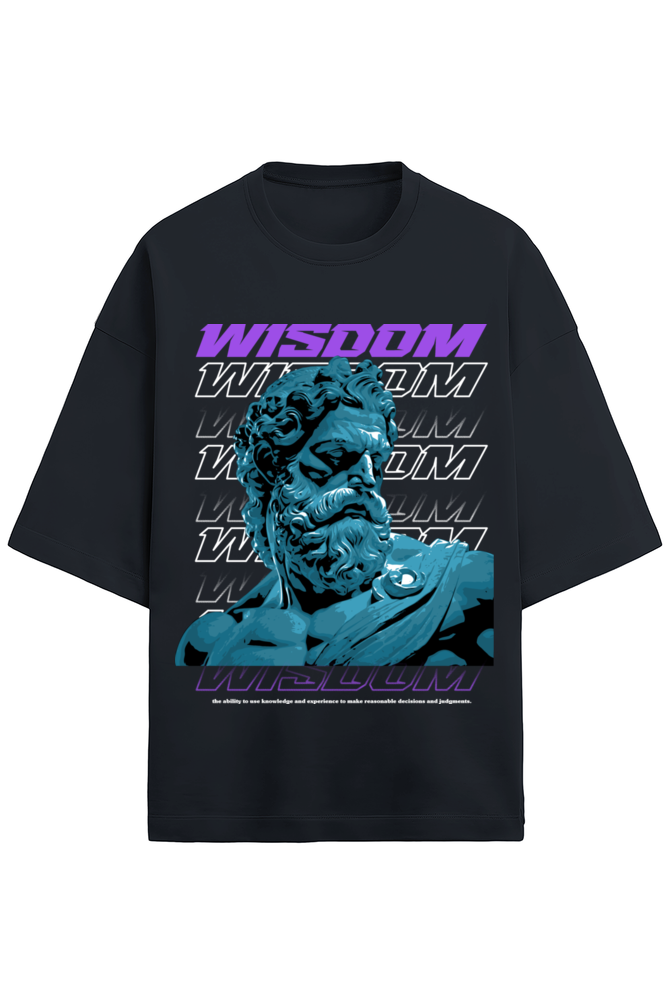 "Wisdom" Unisex Oversized Graphic Tee