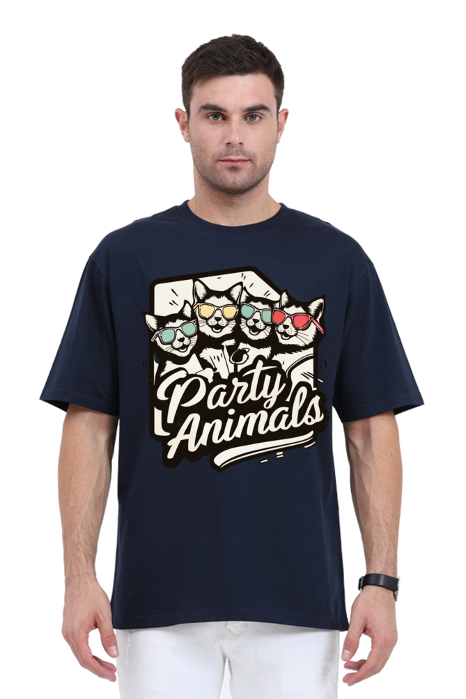 Party Animals Oversized Unisex Tee