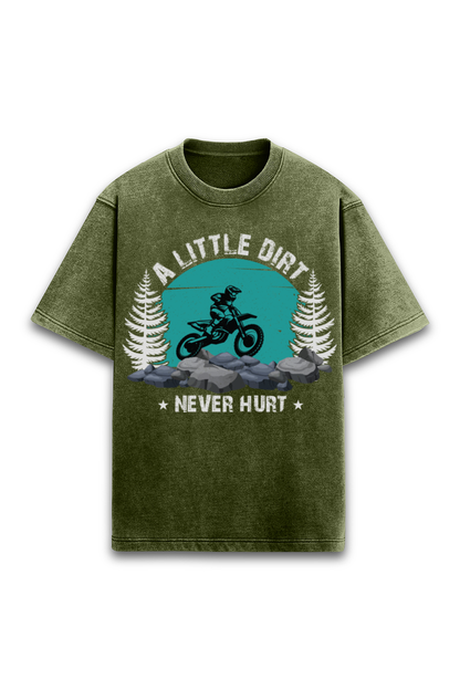 Acid Wash Dirt Bike Tee