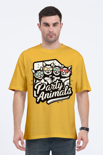 Party Animals Oversized Unisex Tee