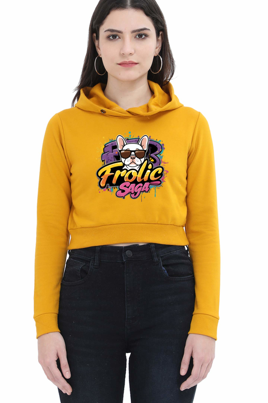 Women's Frolic Saga Crop Hoodie