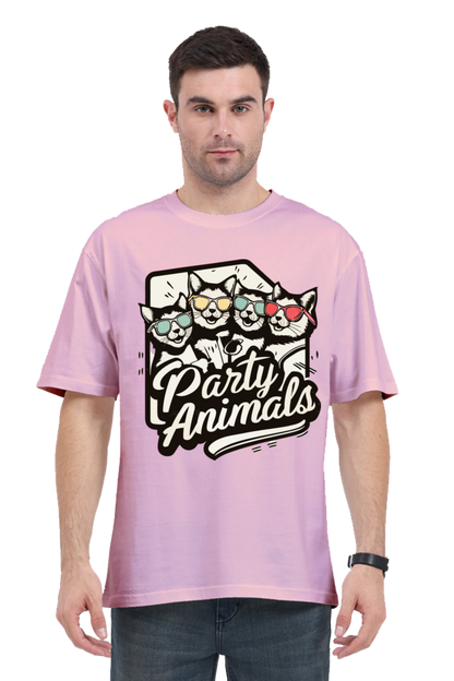 Party Animals Oversized Unisex Tee