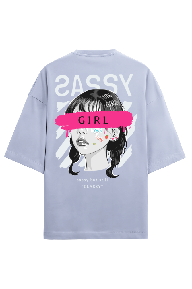 "Sassy Girl" Oversized Tee