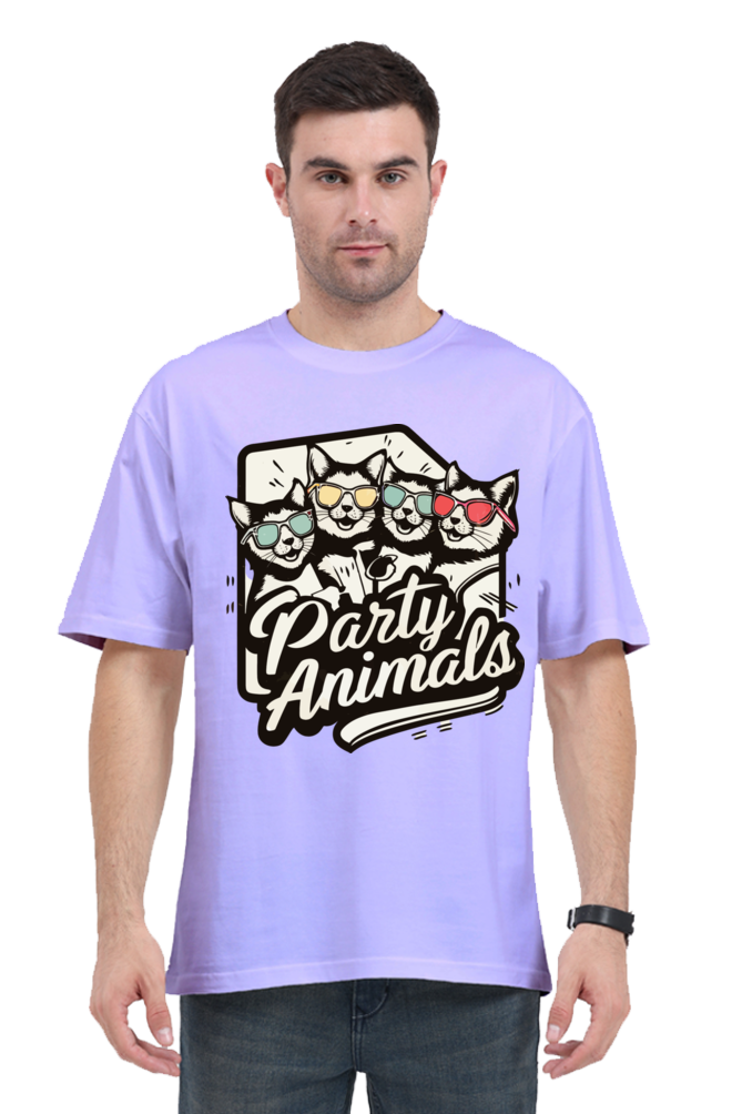 Party Animals Oversized Unisex Tee