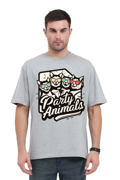 Party Animals Oversized Unisex Tee