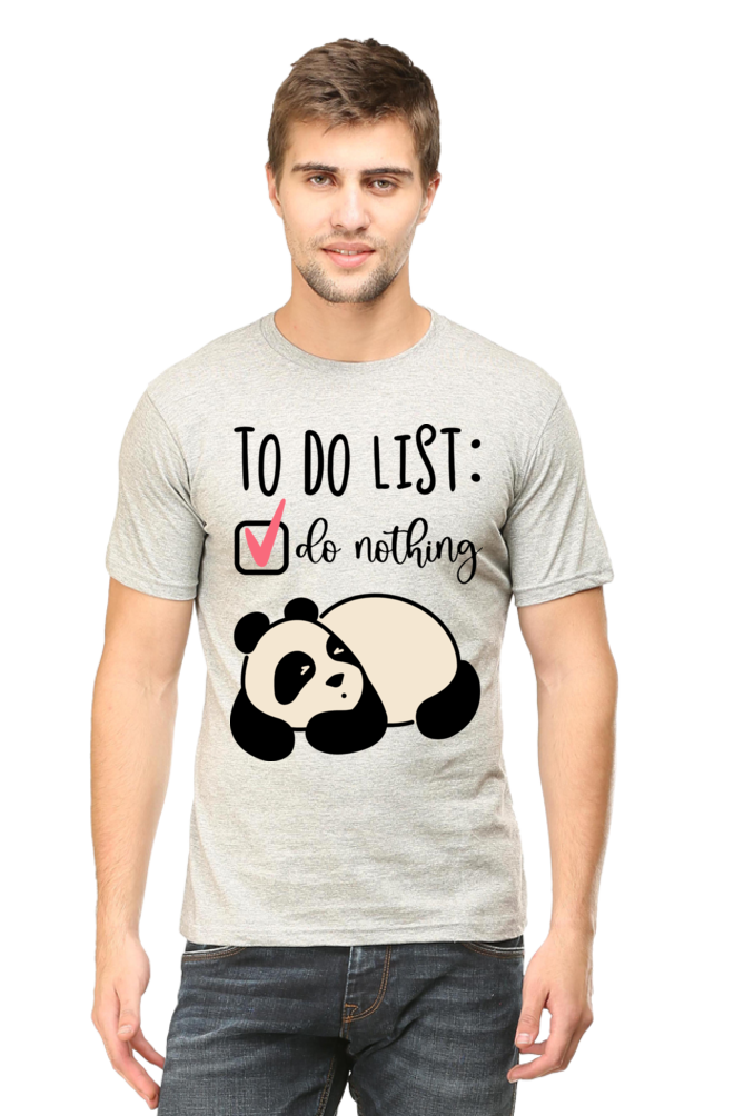 To Do List: Do Nothing Panda Tee - Unisex Regular Fit