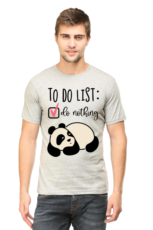 To Do List: Do Nothing Panda Tee - Unisex Regular Fit