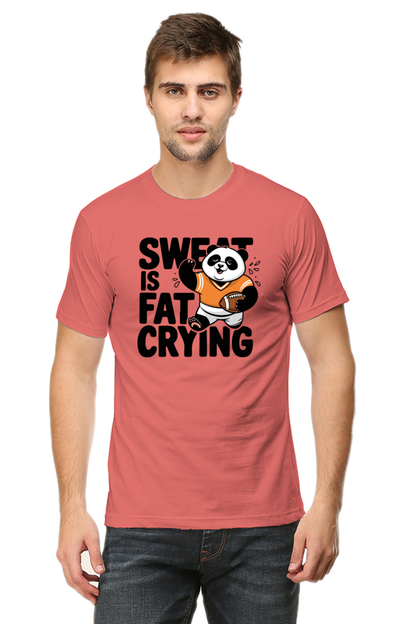 Sweat Is Fat Crying Tee