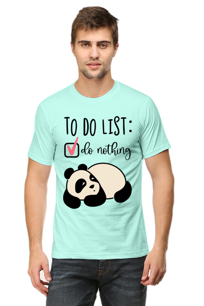 To Do List: Do Nothing Panda Tee - Unisex Regular Fit