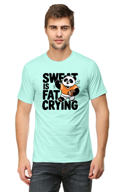 Sweat Is Fat Crying Tee