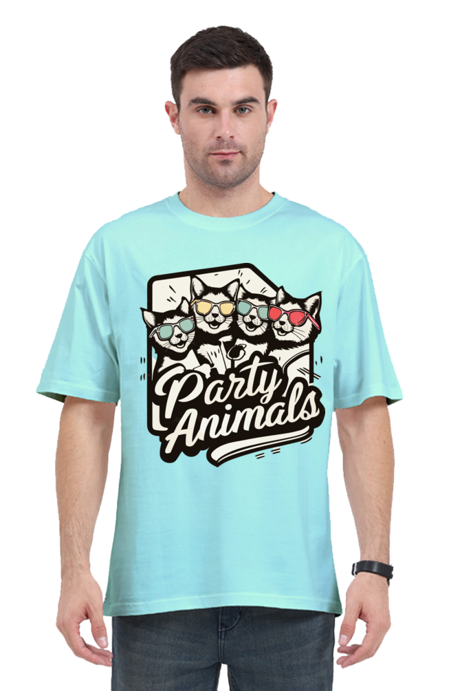 Party Animals Oversized Unisex Tee