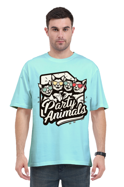 Party Animals Oversized Unisex Tee