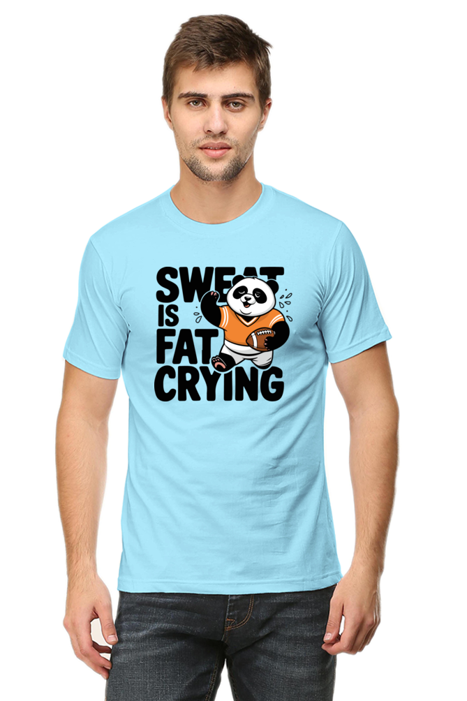 Sweat Is Fat Crying Tee