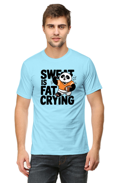 Sweat Is Fat Crying Tee