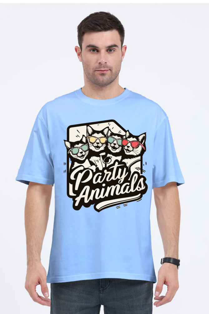 Party Animals Oversized Unisex Tee